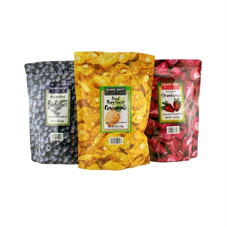 Frystorkning frukt förpackningspåse
